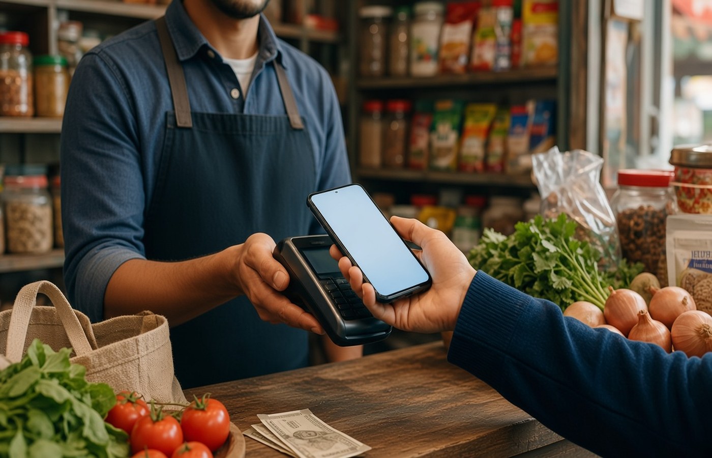 Kirana cash plus UPI: keep one grocery ledger